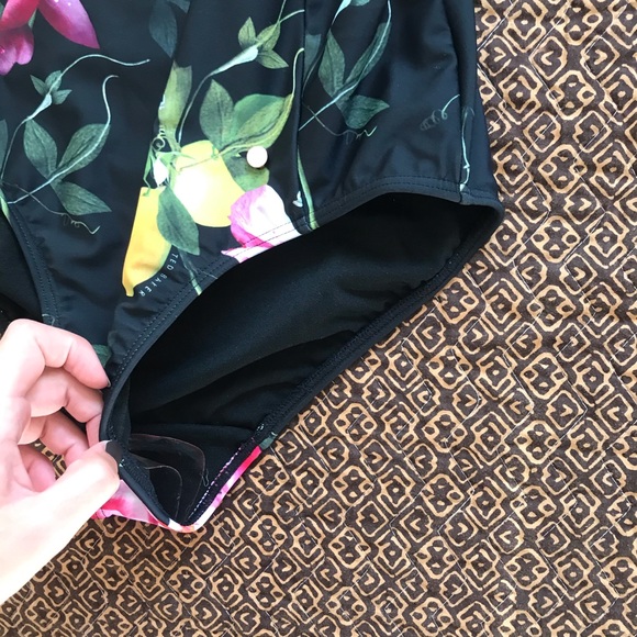 NWT TED BAKER Citrus Bloom One-Piece Swimsuit swim - Picture 12 of 16